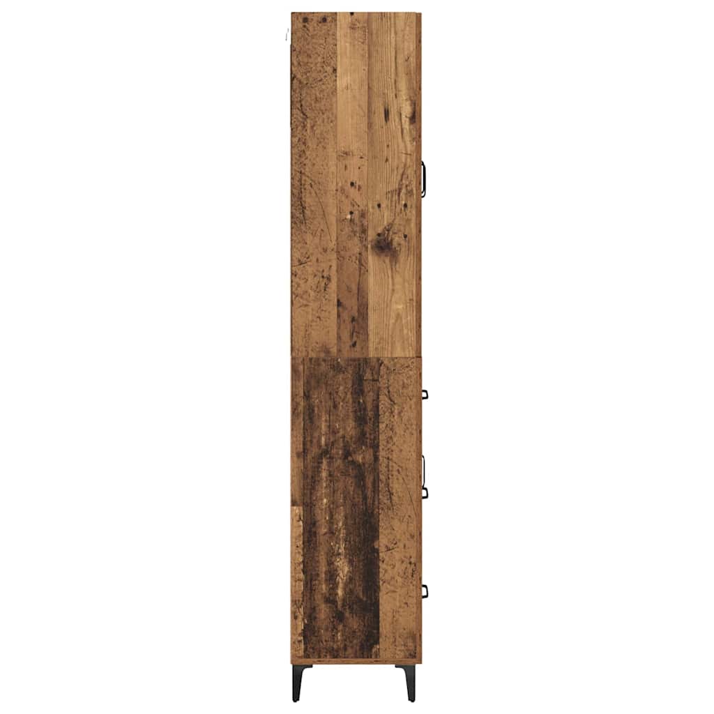 Highboard Old Wood 69.5 x 34 x 180 cm Engineered Wood