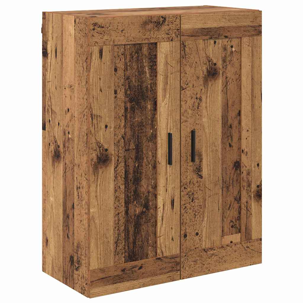 Highboard with Drawer 2 pcs Old Wood Engineered Wood