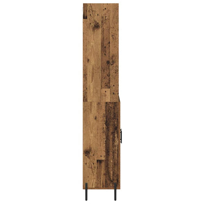 Highboard Old Wood 69.5 x 32.5 x 180 cm Engineered Wood