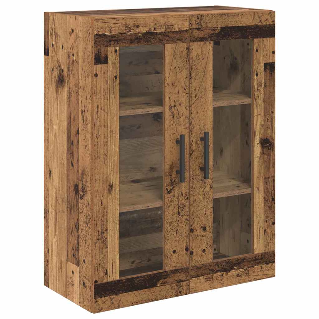 Highboard with Drawer 2 pcs Old Wood Engineered Wood