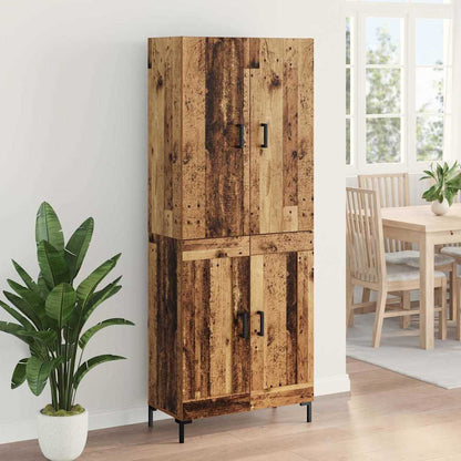 Highboard Old Wood 69.5 x 34 x 180 cm Engineered Wood