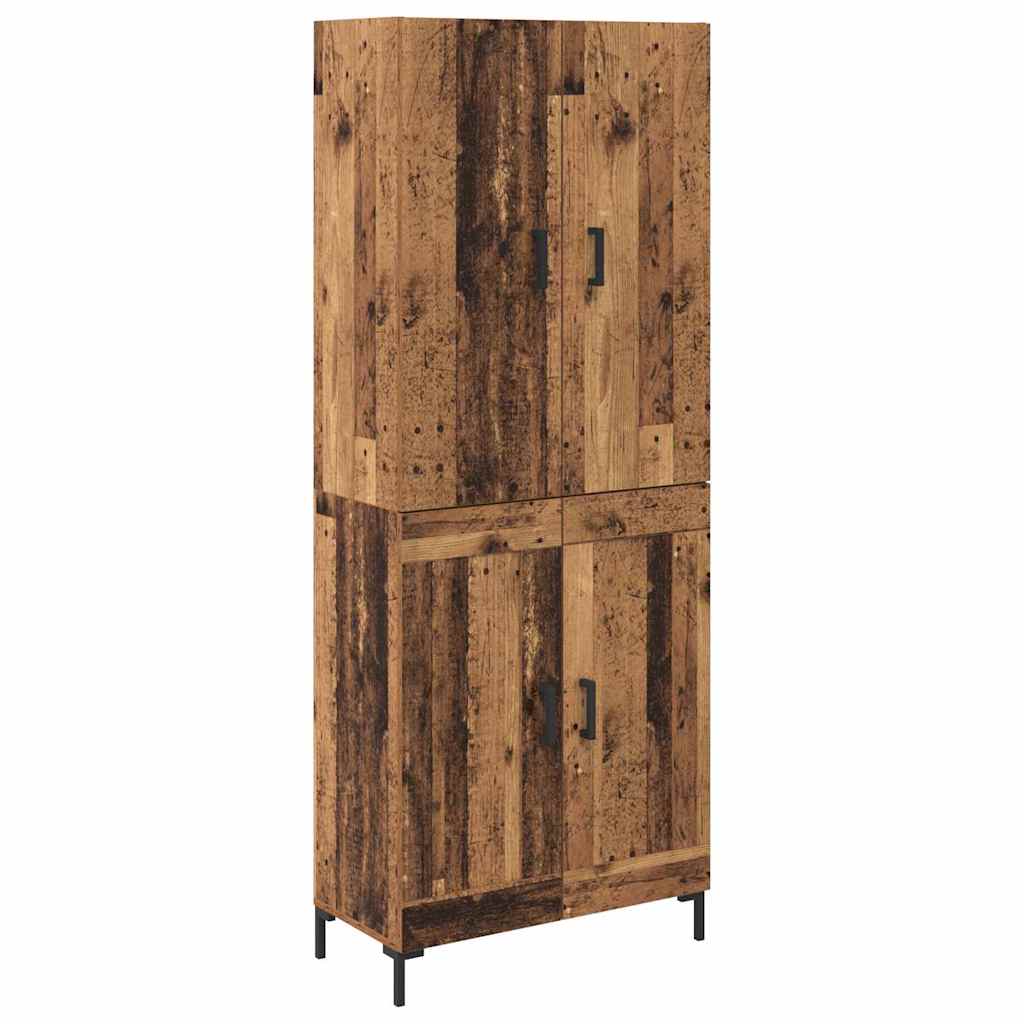 Highboard Old Wood 69.5 x 34 x 180 cm Engineered Wood