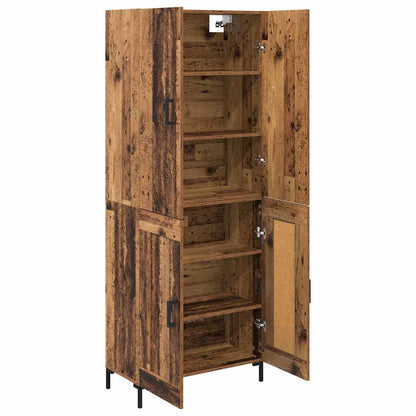 Highboard Old Wood 69.5 x 34 x 180 cm Engineered Wood
