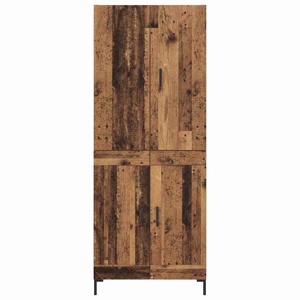 Highboard Old Wood 69.5 x 34 x 180 cm Engineered Wood