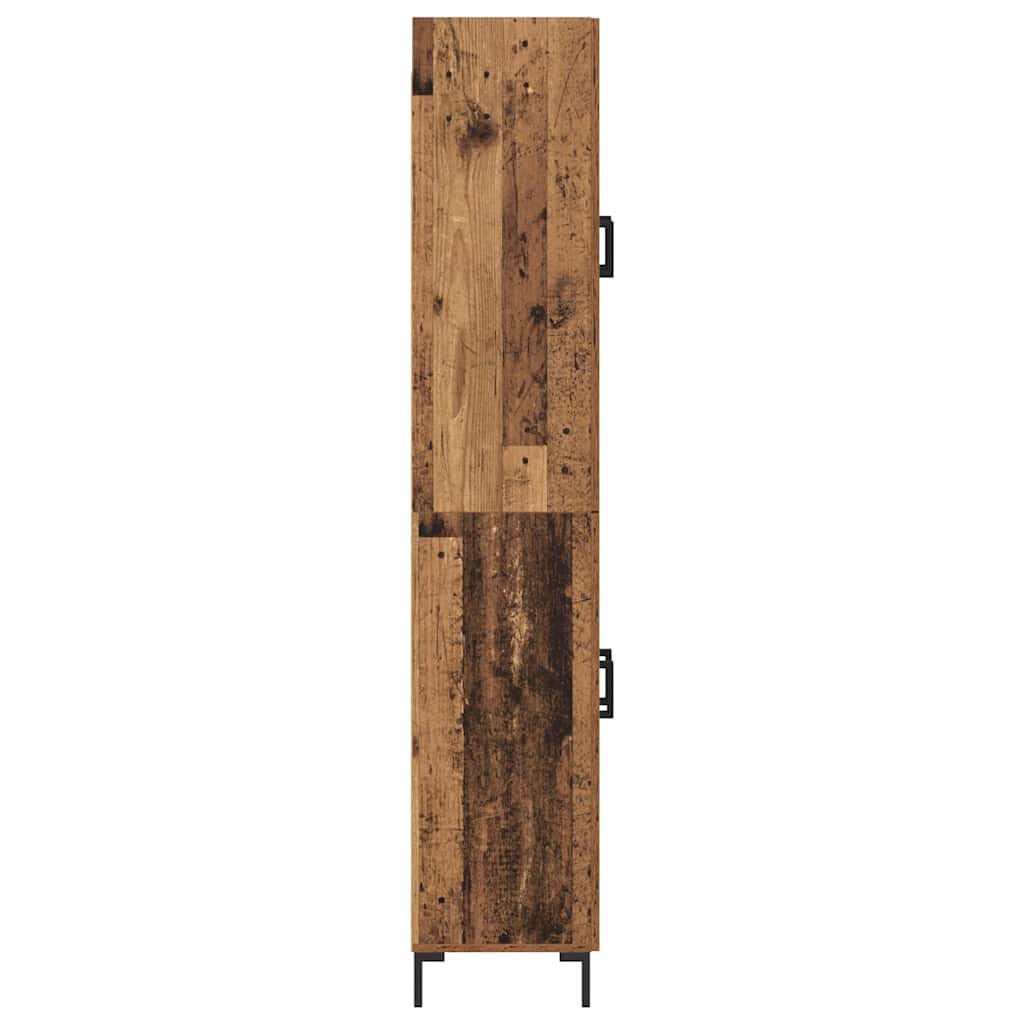 Highboard Old Wood 69.5 x 34 x 180 cm Engineered Wood
