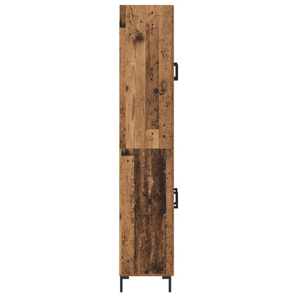 Highboard Old Wood 69.5 x 34 x 180 cm Engineered Wood