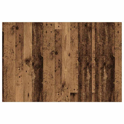 Headboard with Cabinet 3 pcs Old Wood Engineered Wood