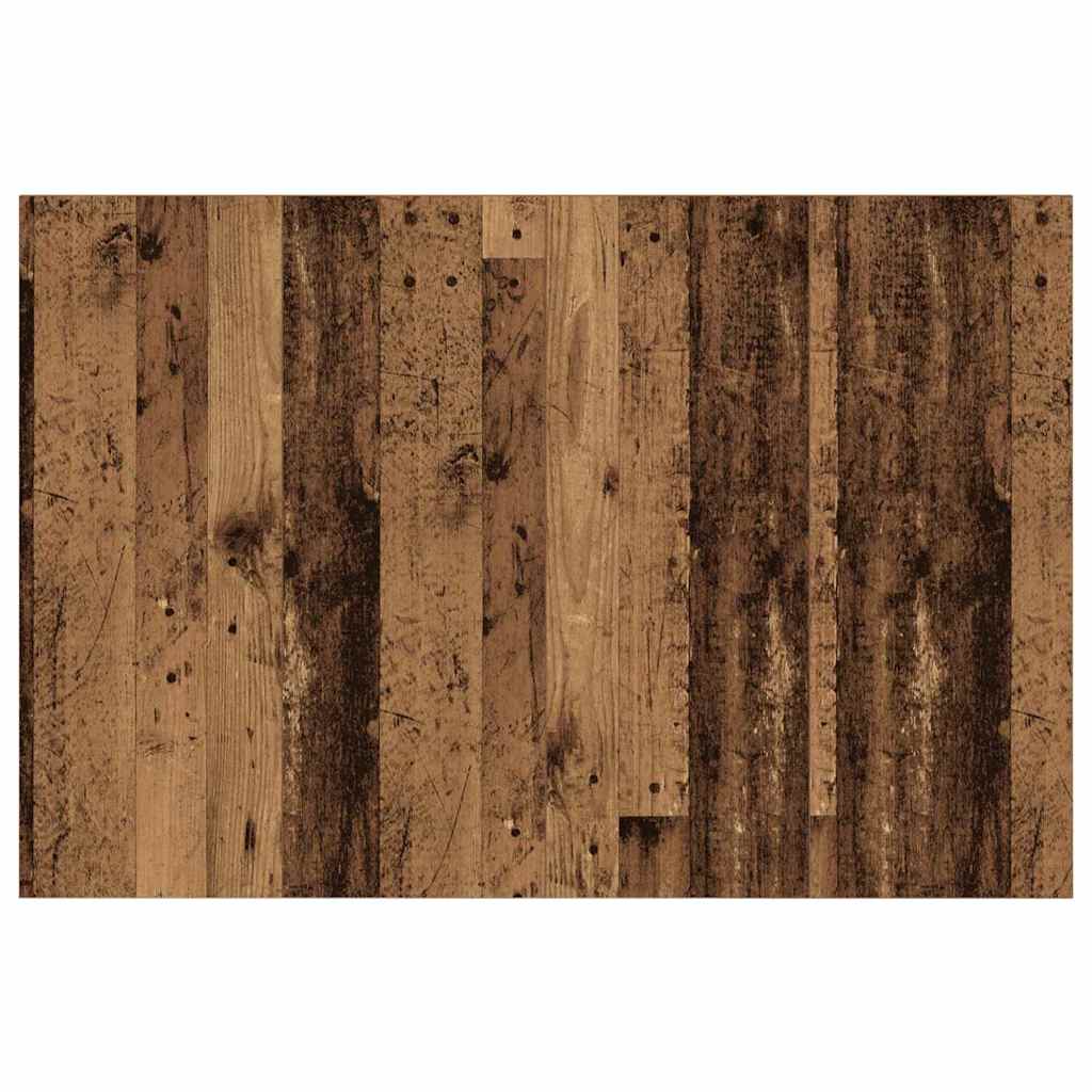 Headboard with Cabinet 3 pcs Old Wood Engineered Wood