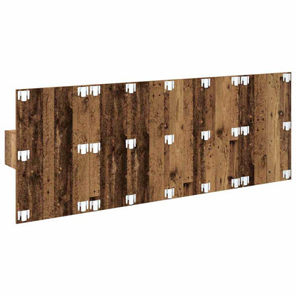 Headboard with Cabinet 3 pcs Old Wood Engineered Wood