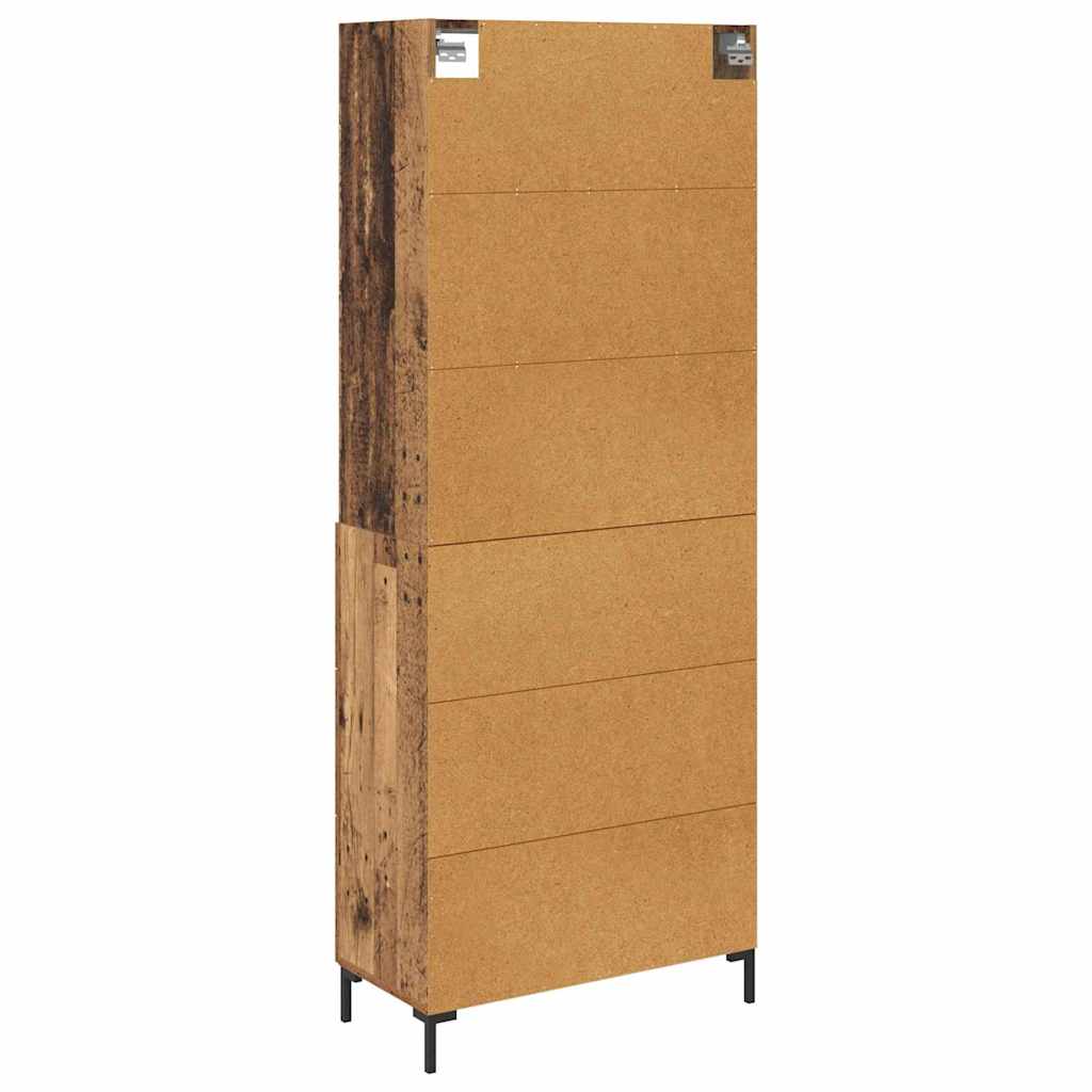 Highboard Old Wood 69.5 x 34 x 180 cm Engineered Wood