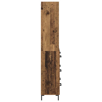 Highboard Old Wood 69.5 x 34 x 180 cm Engineered Wood