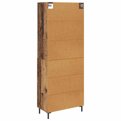 Highboard Old Wood 69.5 x 34 x 180 cm Engineered Wood