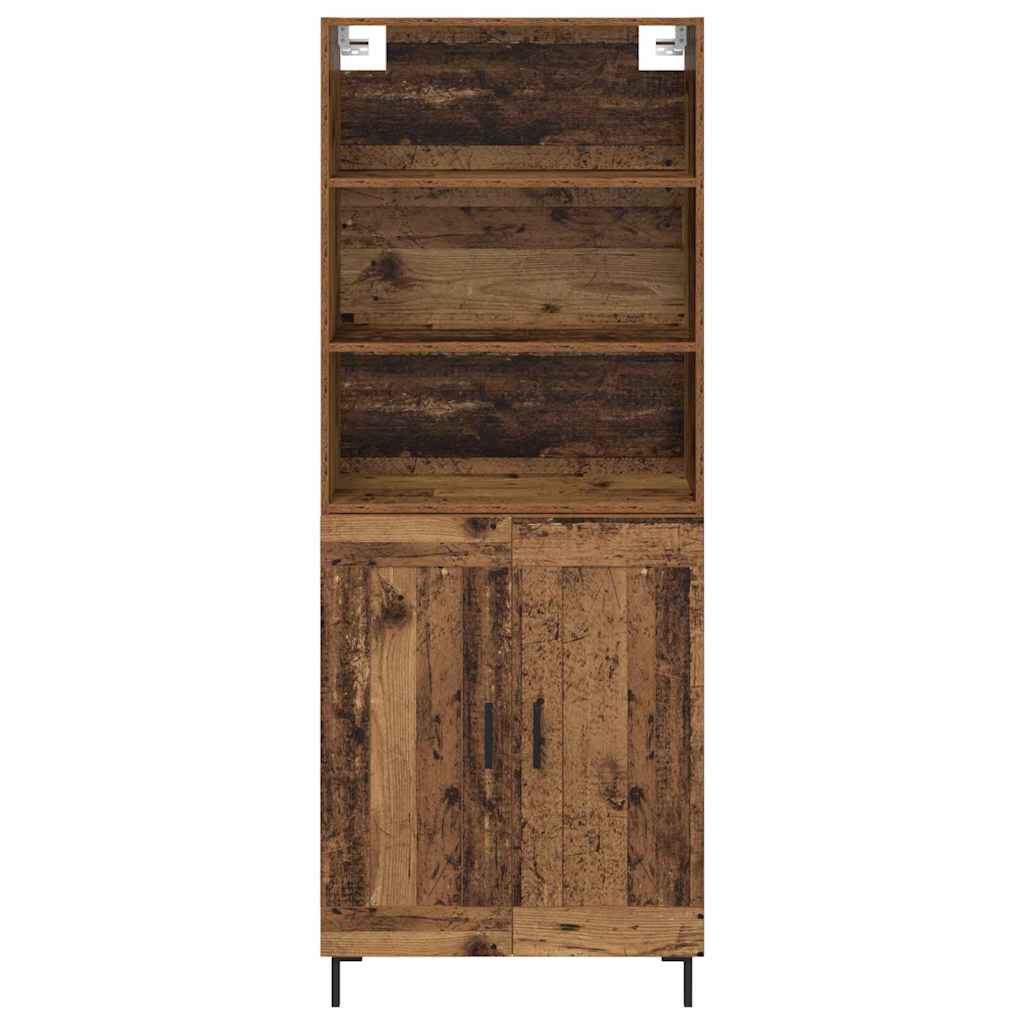 Highboard Old Wood 69.5 x 34 x 180 cm Engineered Wood