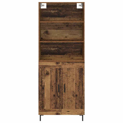 Highboard Old Wood 69.5 x 34 x 180 cm Engineered Wood