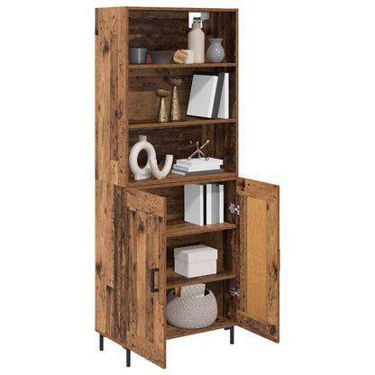 Highboard Old Wood 69.5 x 34 x 180 cm Engineered Wood