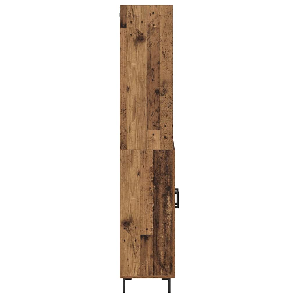 Highboard Old Wood 69.5 x 34 x 180 cm Engineered Wood