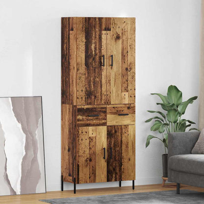Highboard Old Wood 69.5 x 34 x 180 cm Engineered Wood