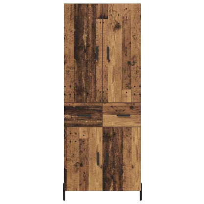 Highboard Old Wood 69.5 x 34 x 180 cm Engineered Wood