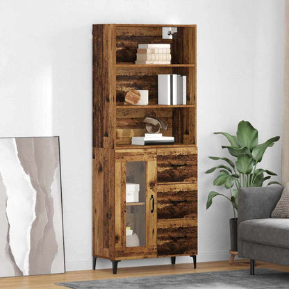 Highboard Old Wood 69.5 x 34 x 180 cm Engineered Wood