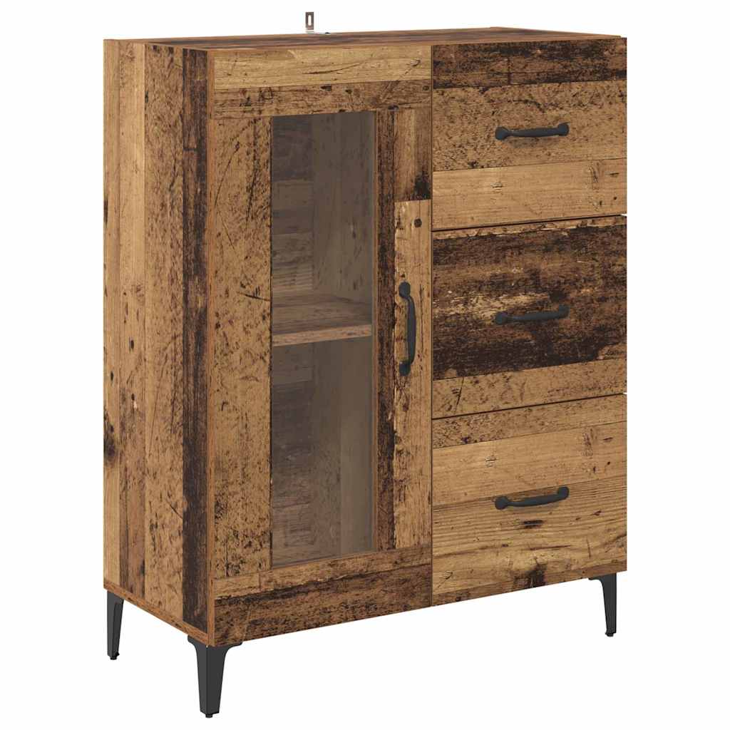 Highboard Old Wood 69.5 x 34 x 180 cm Engineered Wood
