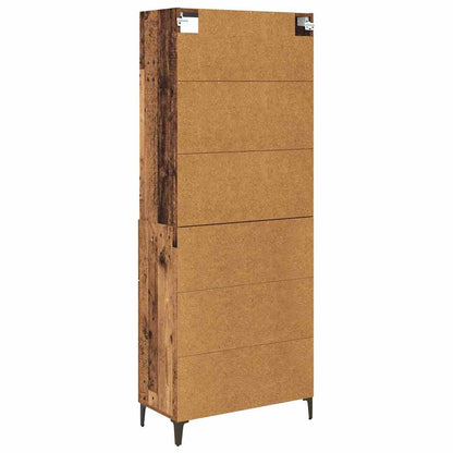 Highboard Old Wood 69.5 x 34 x 180 cm Engineered Wood