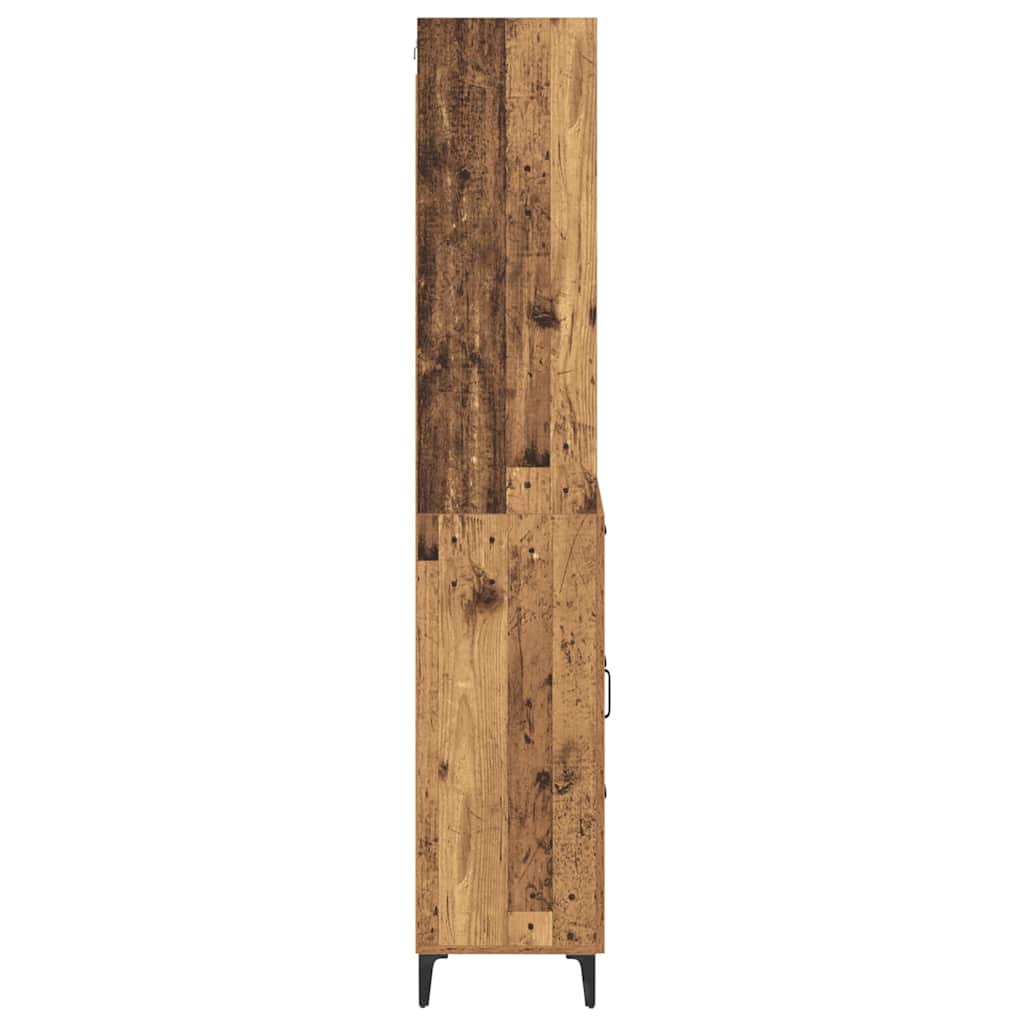 Highboard Old Wood 69.5 x 34 x 180 cm Engineered Wood