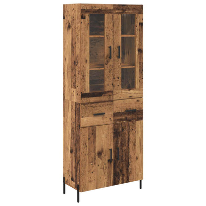 Highboard Old Wood 69.5 x 34 x 180 cm Engineered Wood