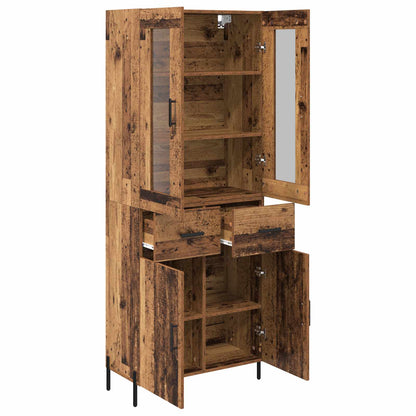 Highboard Old Wood 69.5 x 34 x 180 cm Engineered Wood