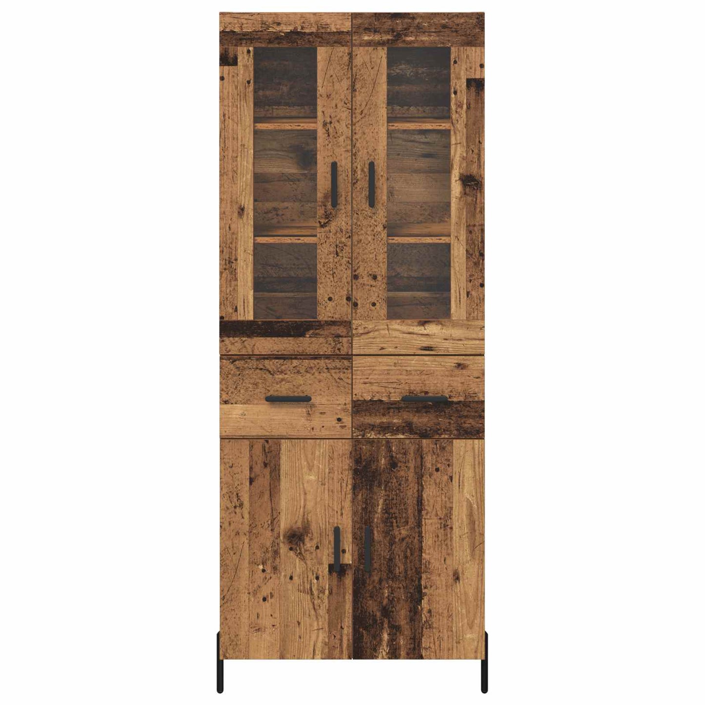 Highboard Old Wood 69.5 x 34 x 180 cm Engineered Wood