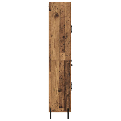 Highboard Old Wood 69.5 x 34 x 180 cm Engineered Wood