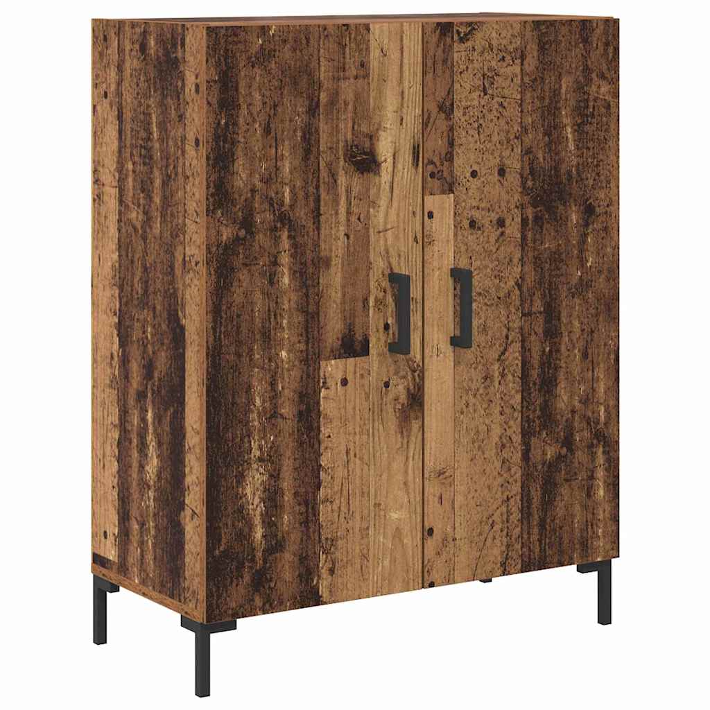 Highboard 2 pcs Old Wood Engineered Wood