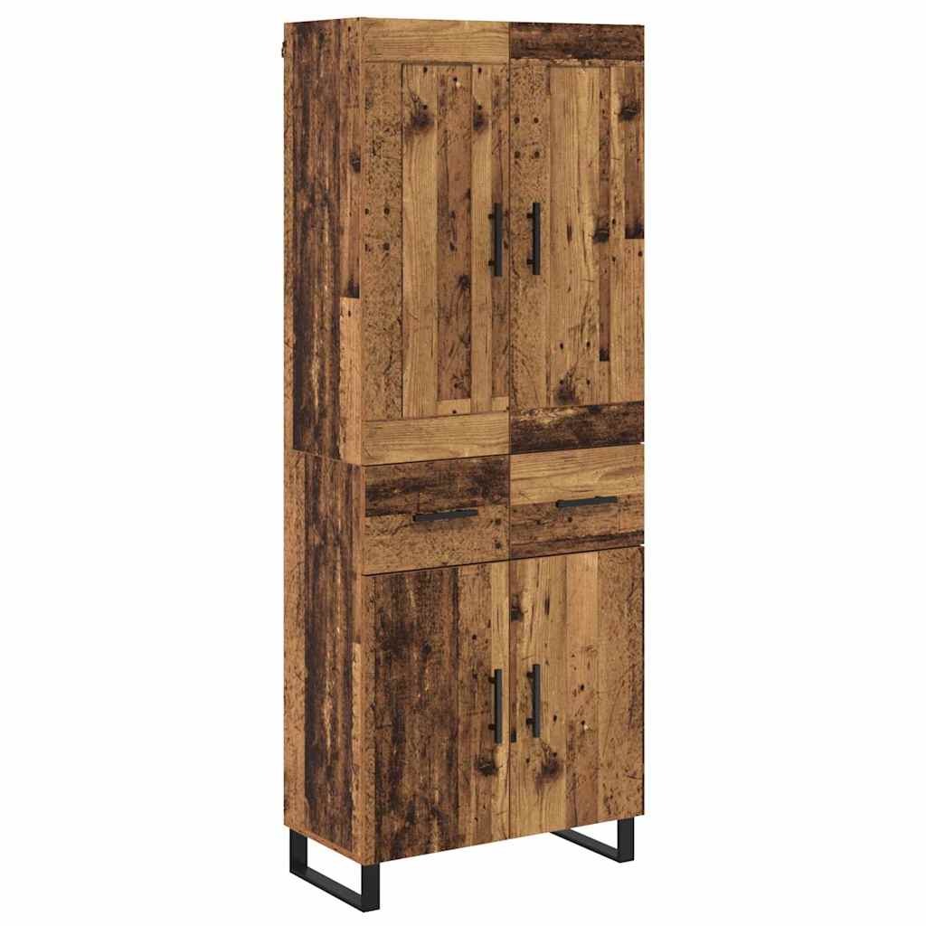 Highboard Old Wood 69.5 x 34 x 180 cm Engineered Wood