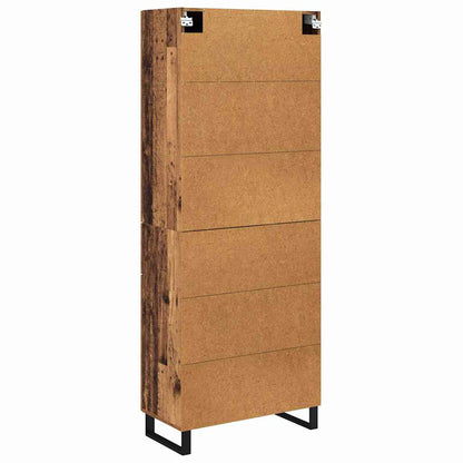 Highboard Old Wood 69.5 x 34 x 180 cm Engineered Wood