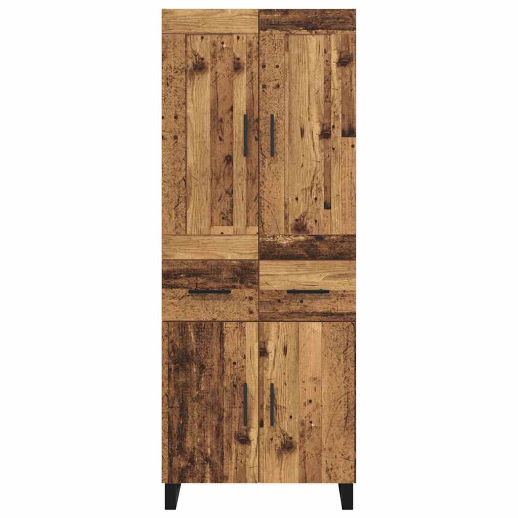 Highboard Old Wood 69.5 x 34 x 180 cm Engineered Wood