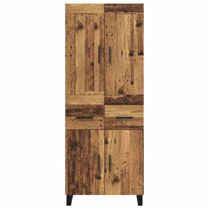 Highboard Old Wood 69.5 x 34 x 180 cm Engineered Wood