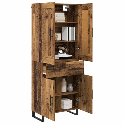Highboard Old Wood 69.5 x 34 x 180 cm Engineered Wood