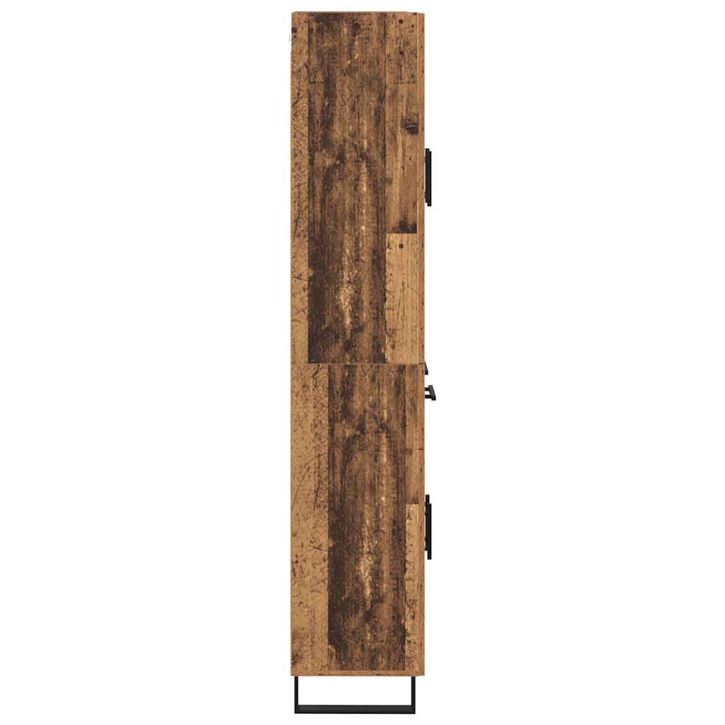 Highboard Old Wood 69.5 x 34 x 180 cm Engineered Wood