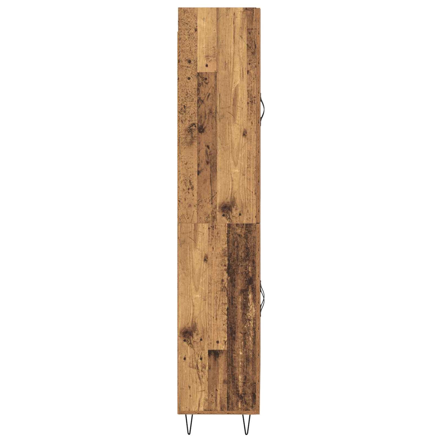 Highboard 2 pcs Old Wood Engineered Wood