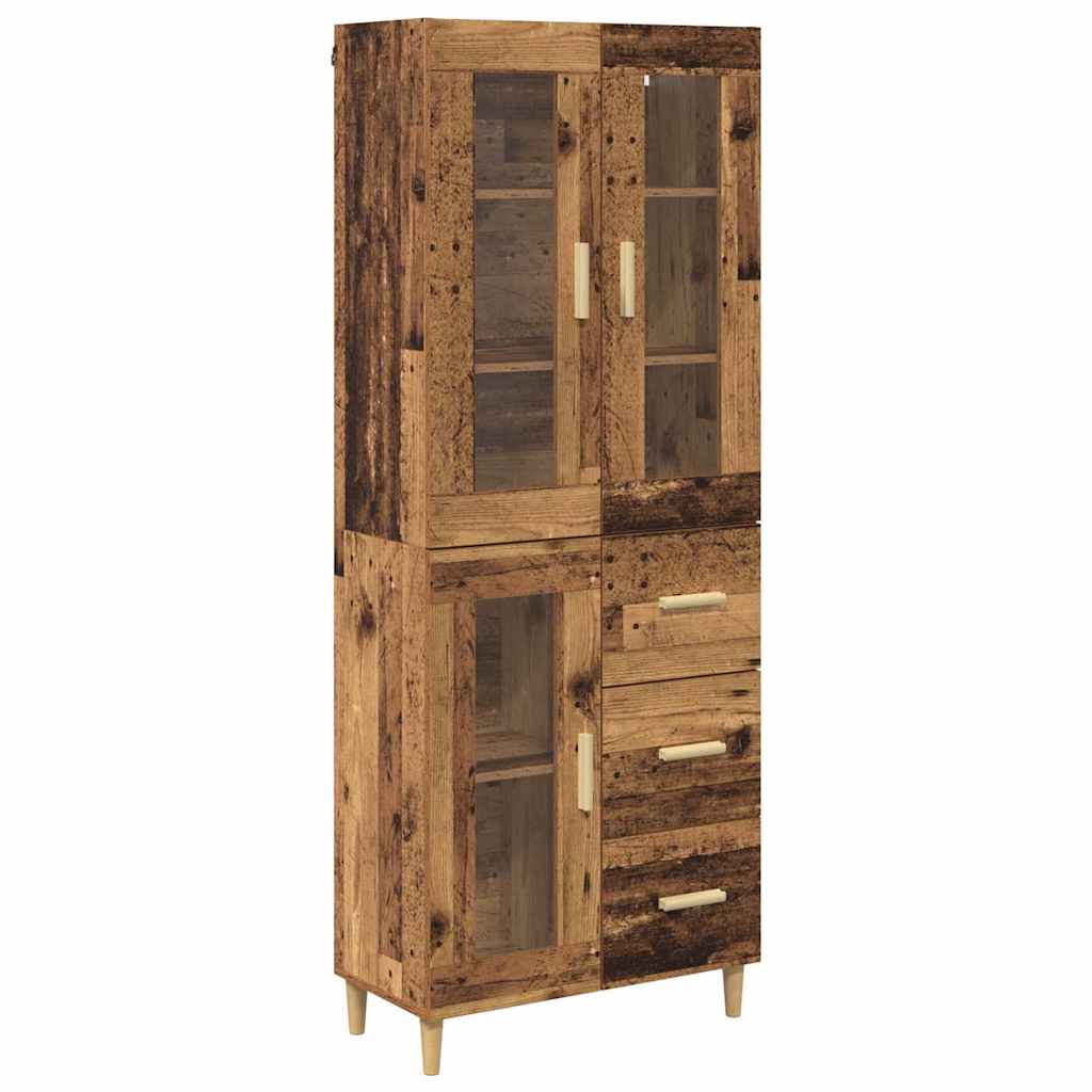 Highboard Old Wood 69.5 x 34 x 180 cm Engineered Wood