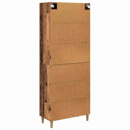 Highboard Old Wood 69.5 x 34 x 180 cm Engineered Wood
