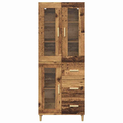 Highboard Old Wood 69.5 x 34 x 180 cm Engineered Wood