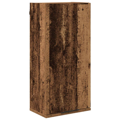 Bathroom Furniture Set with Door 5 pcs Old Wood Engineered Wood