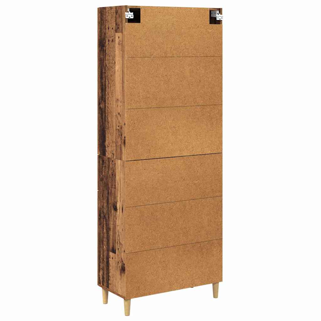 Highboard Old Wood 69.5 x 34 x 180 cm Engineered Wood