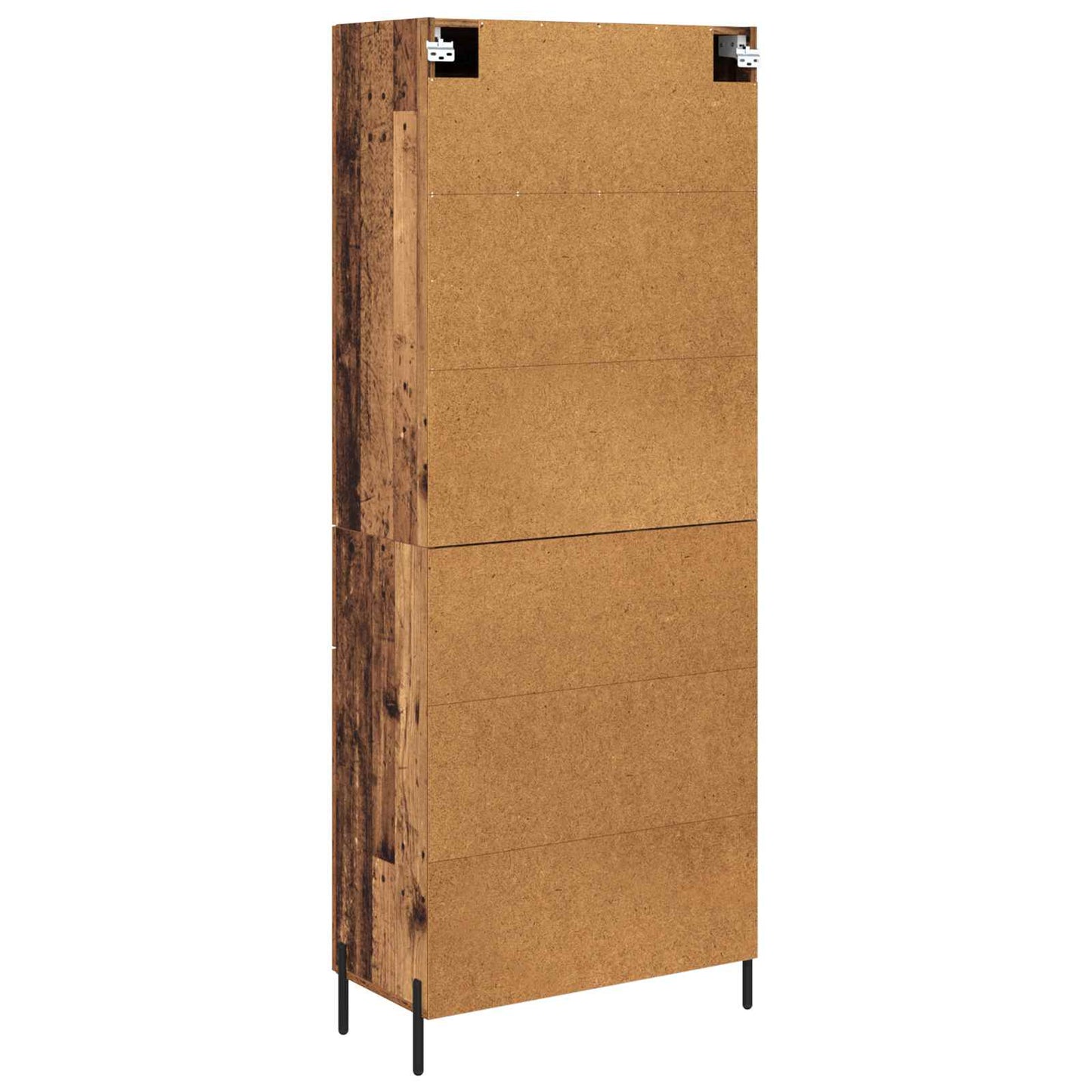 Highboard 2 pcs Old Wood Engineered Wood