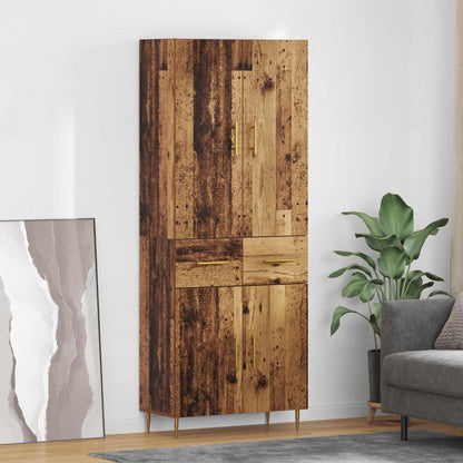 Highboard Old Wood 69.5 x 34 x 180 cm Engineered Wood