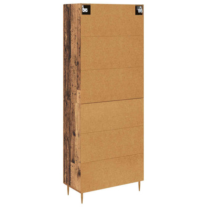 Highboard Old Wood 69.5 x 34 x 180 cm Engineered Wood