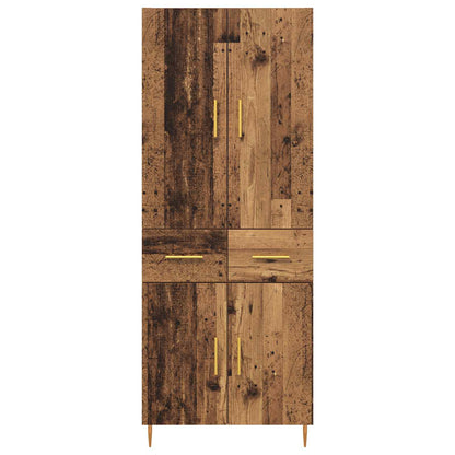 Highboard Old Wood 69.5 x 34 x 180 cm Engineered Wood