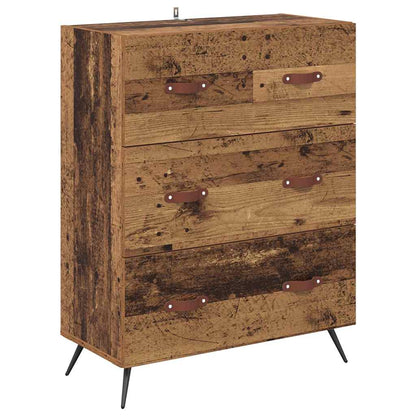 Highboard Old Wood 69.5 x 34 x 180 cm Engineered Wood