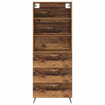 Highboard Old Wood 69.5 x 34 x 180 cm Engineered Wood