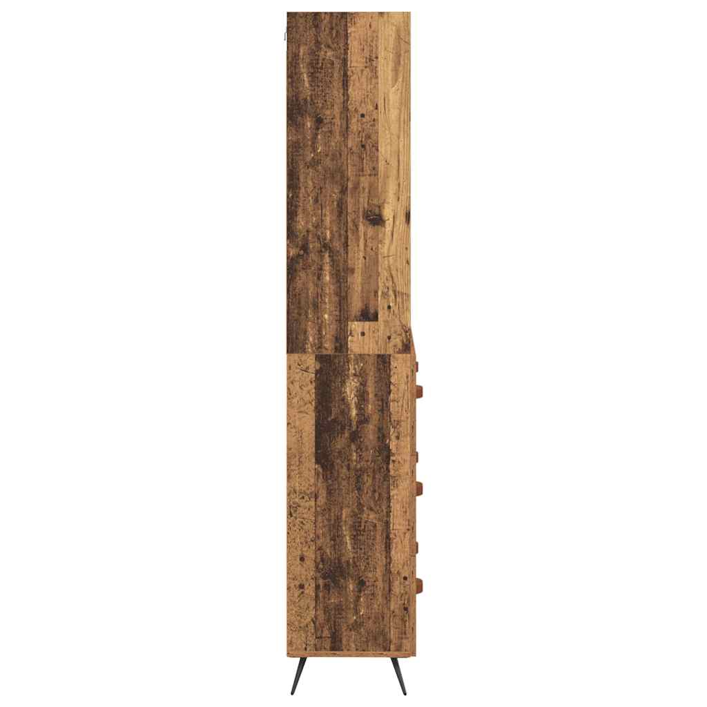 Highboard Old Wood 69.5 x 34 x 180 cm Engineered Wood